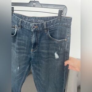 Calvin Klein Jeans Dark Blue Straight Slim Fit